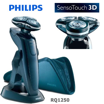Philips RQ1250 SensoTouch Wet-Dry shaver with GyroFlex 3D shaving head