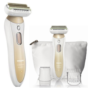Electric Shavers Sensitive Skin on Philips Hp6370 Rechargeable Lady Shaver With Skin Protection System