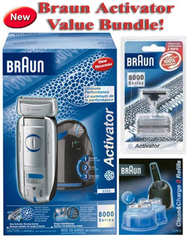 Braun Activator 8595 value bundle