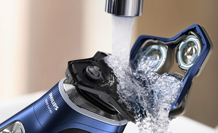 Philips rotary shaver wash