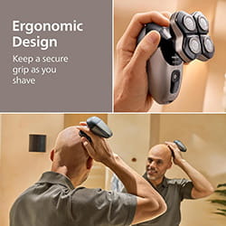 Philips HS7980 Head Shaver Ergonomic Design