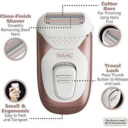 Wahl 3234 Clean & Smooth Lady Shaver Features