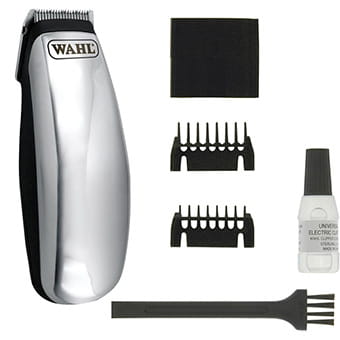 Wahl 3276 battery operated travel trimmer with attachments